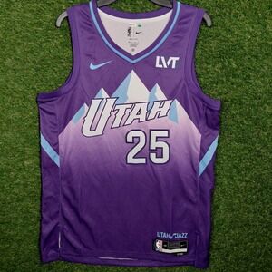 Utah Jazz Lola Blankets Custom‎ NBA Jersey Purple Nike LVT Edition Mens
